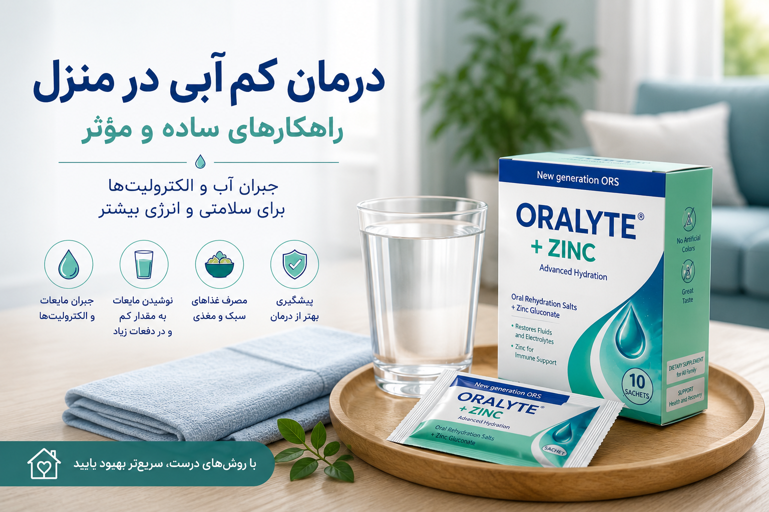 کم آبی در منزل